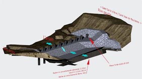 Etudes - vue 3D d'un ouvrage