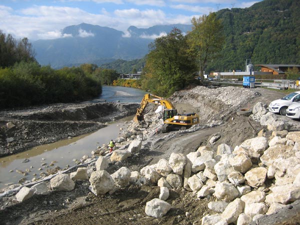 Protection de la berge de l'Isère à proximité de la RN90 (Tours en Savoie - 73)